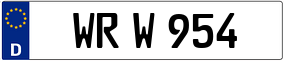 Truck License Plate